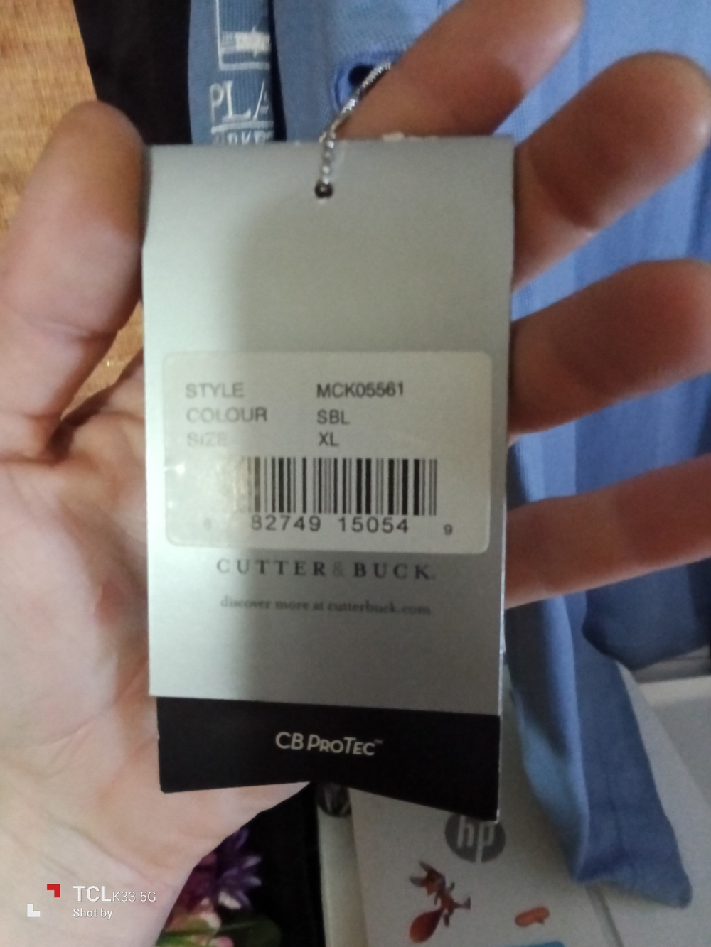 Cutter & Buck Men's Dress Shirt in Light Blue